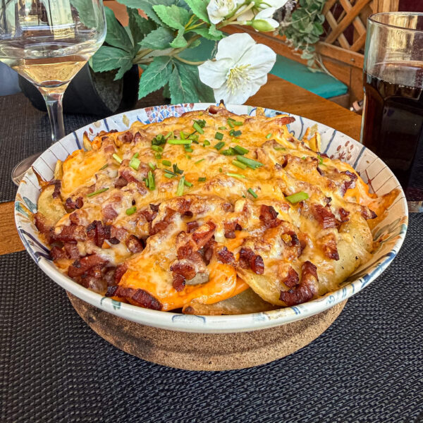 Bacon cheese fries