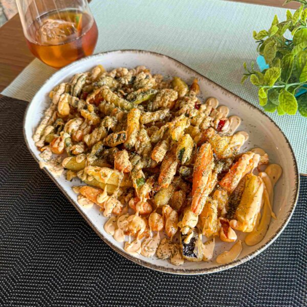 Verduras en tempura