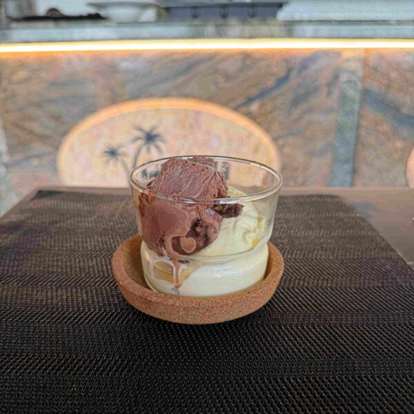 Dos bolas de helado